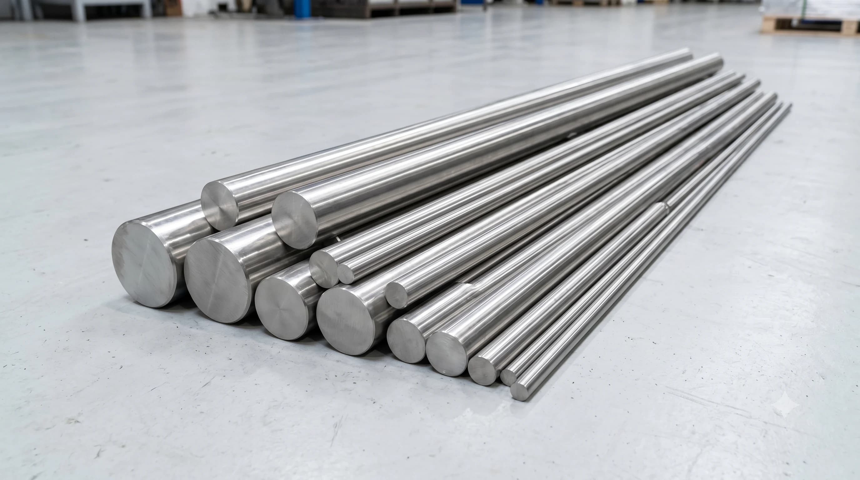 Besi Assental SS304 — batang baja silinder stainless grade 304